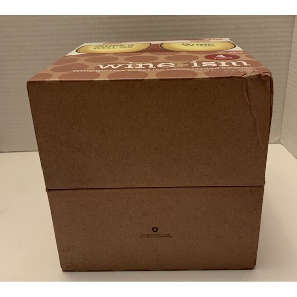 Novelty Themed Wine Glass Set Of 4 - DCI Wine-ism. New In Box - Picture 6 of 7